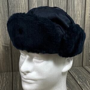 USAF Pilot Extreme Cold Weather Trapper Hat Cap HGU 38 P Vintage Sm 6 Ear Flaps